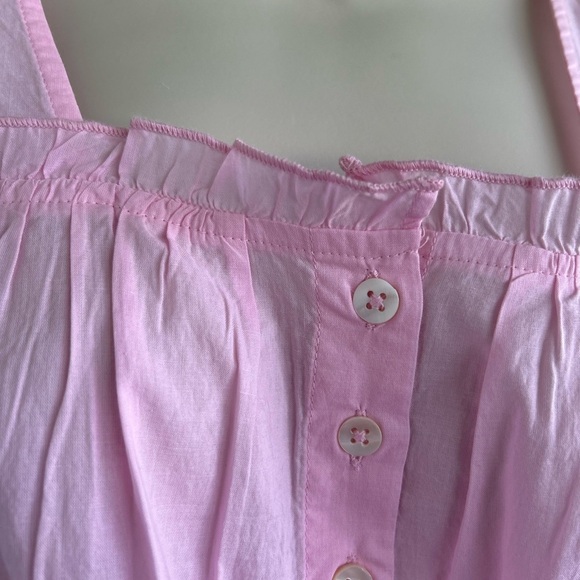 Women's Simply Southern Smocked Blouse in carnation Pink NWT SZ XL, and L - Picture 3 of 12